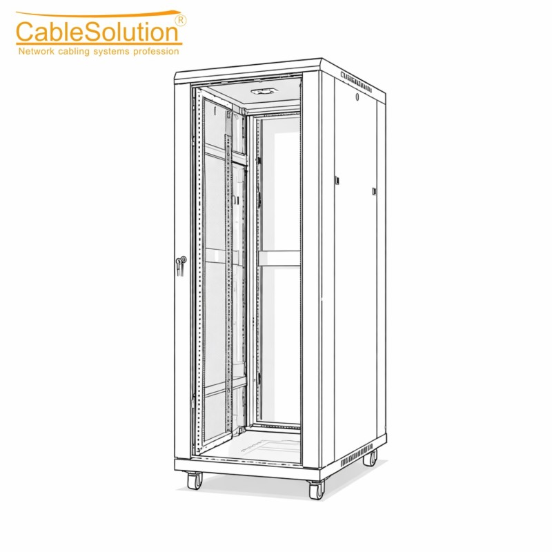 Armoire informatique / Rack réseau CableSolution 6632 – vue 3