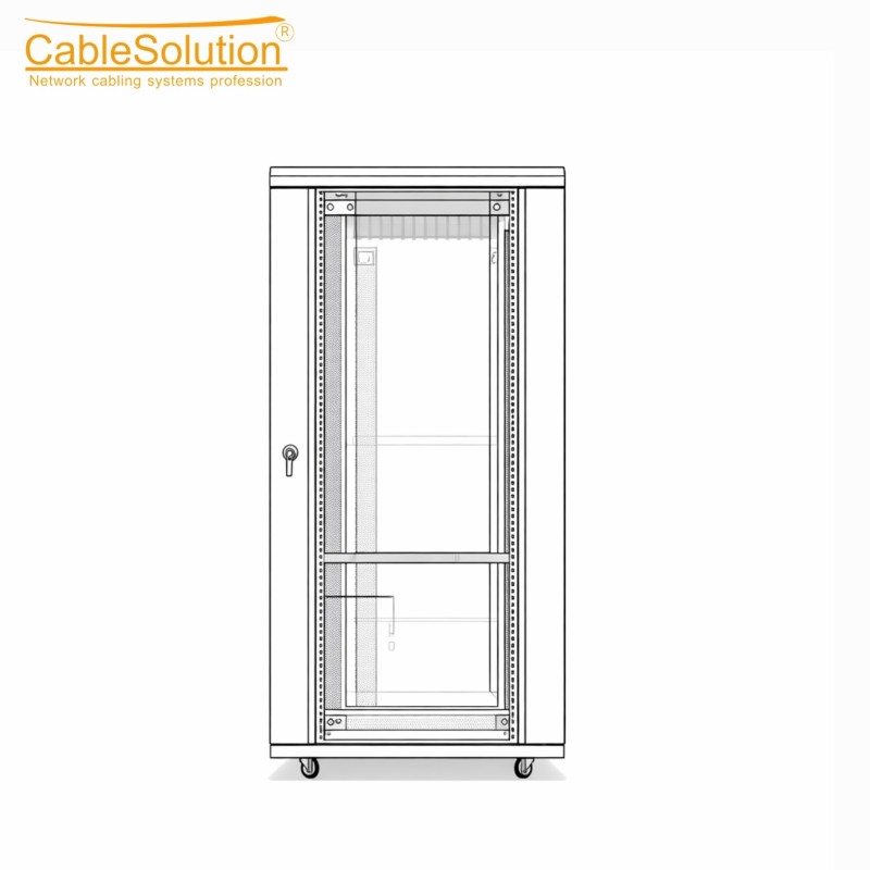 Armoire informatique / Rack réseau CableSolution 6822 – vue 4