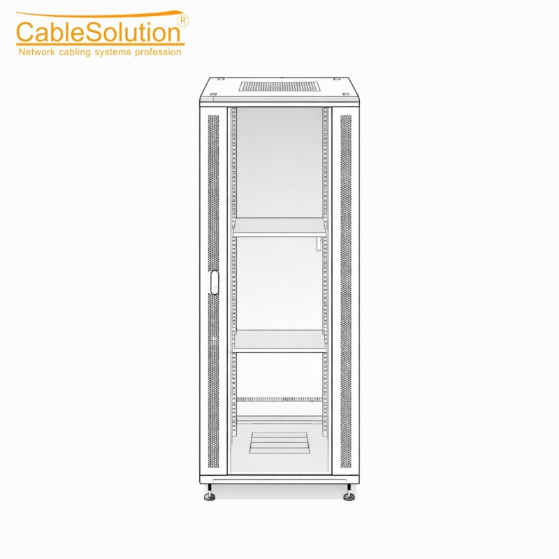 Armoire informatique CableSolution 6842 – vue 2
