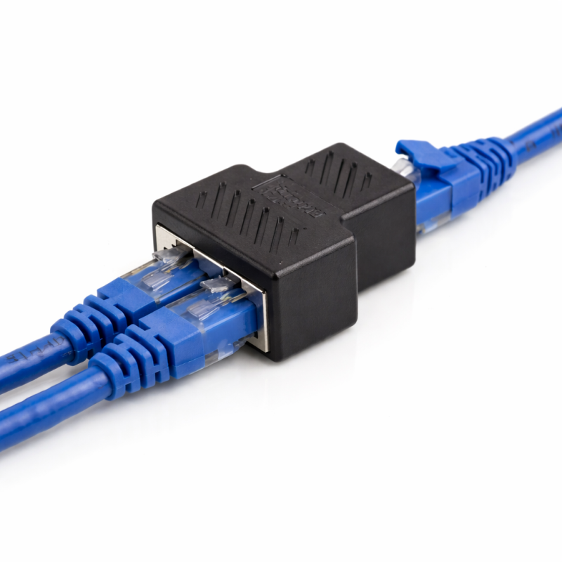 Adaptateur répartiteur RJ45 LAN Ethernet Générique FC-RJ45 1/2 – vue 3