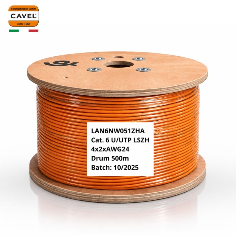 Câble réseau cuivre CAVEL LAN6NV051ZHAL500