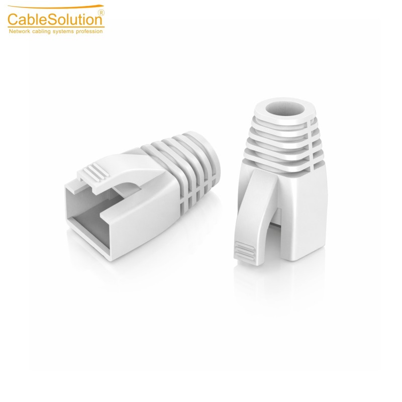 Protection RJ45 (Cover) CableSolution PVC RJ45 cover cat.7 white – vue 2