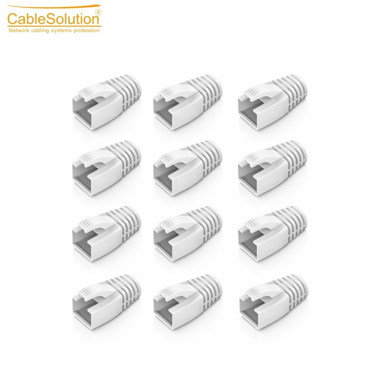 Protection RJ45 (Cover) CableSolution PVC RJ45 cover cat.7 white – vue 3