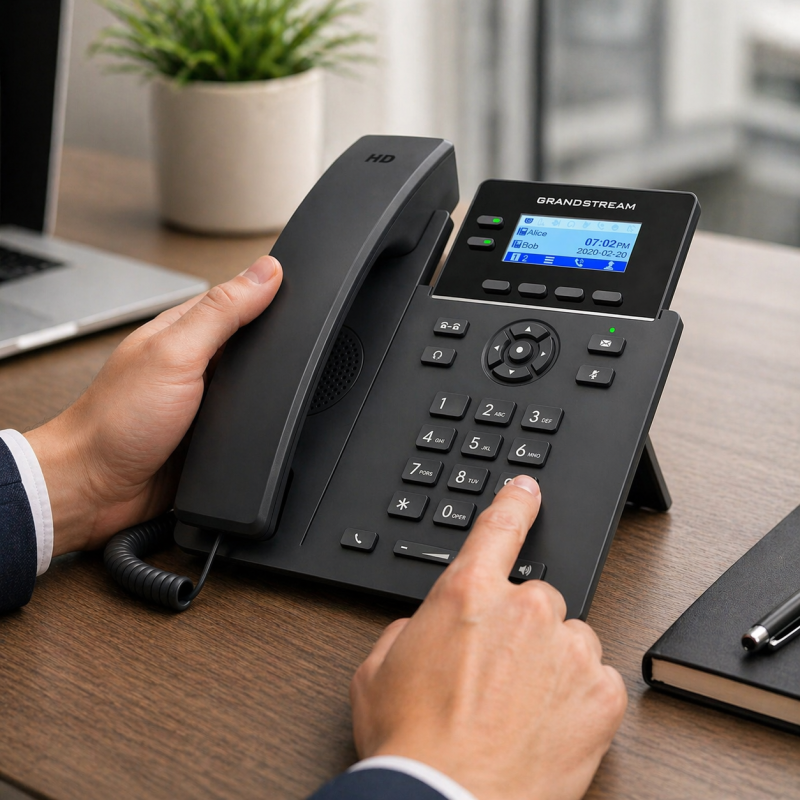 Téléphone IP professionnel GRANDSTREAM GRP2602P – vue 3