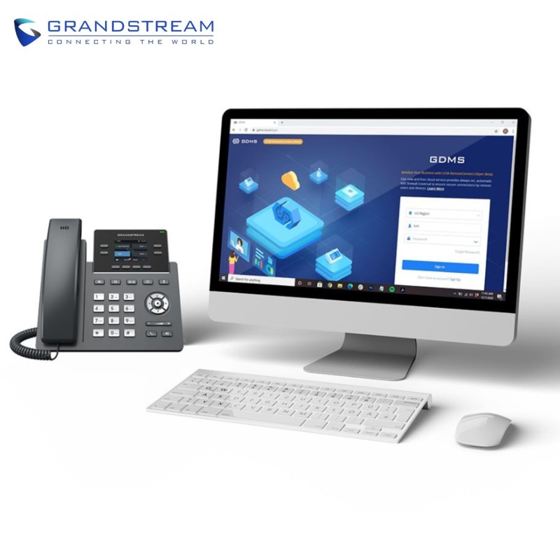 Téléphone IP professionnel GRANDSTREAM GRP2612 – vue 3