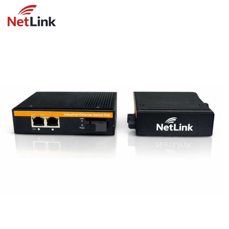 Convertisseur média industriel Ethernet NetLink TBC-GF2612S20AB – vue 3