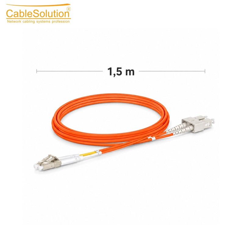 Cablage fibre optique CableSolution LC-SC 3.0mm