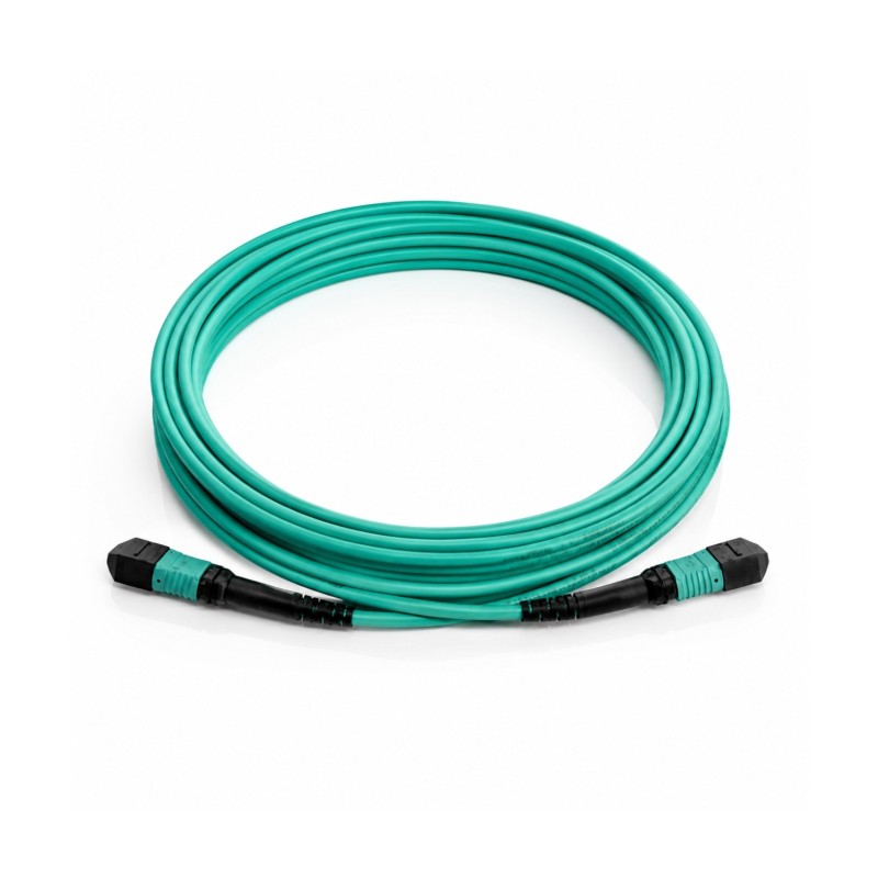 Cordon Patch Fibre Optique Générique 12F MPO(F)-LC/UPC-OM4-3.0-5M-Type B – vue 2