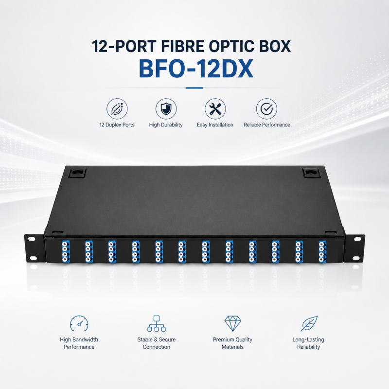 Boîtier Fibre Optique Duplex 12 Ports Générique BFO-12DX – vue 3