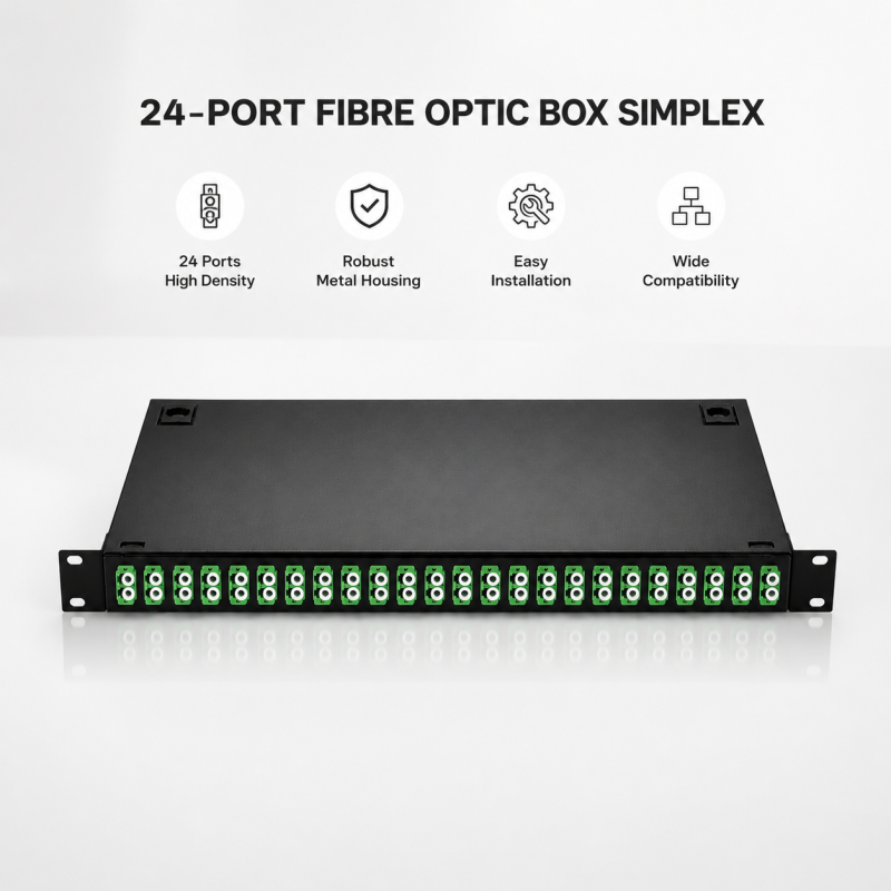 Boîtier Fibre Optique 24 Ports Simplex Générique BFO-24SX – vue 3