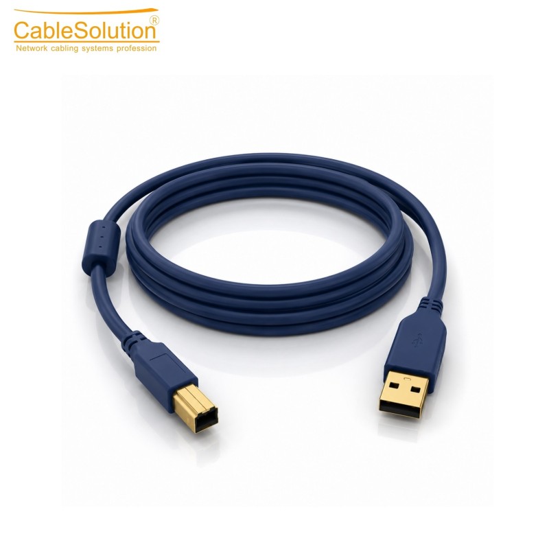 Câble USB 2.0 pour imprimante CableSolution CS-USB Pr5 – vue 2