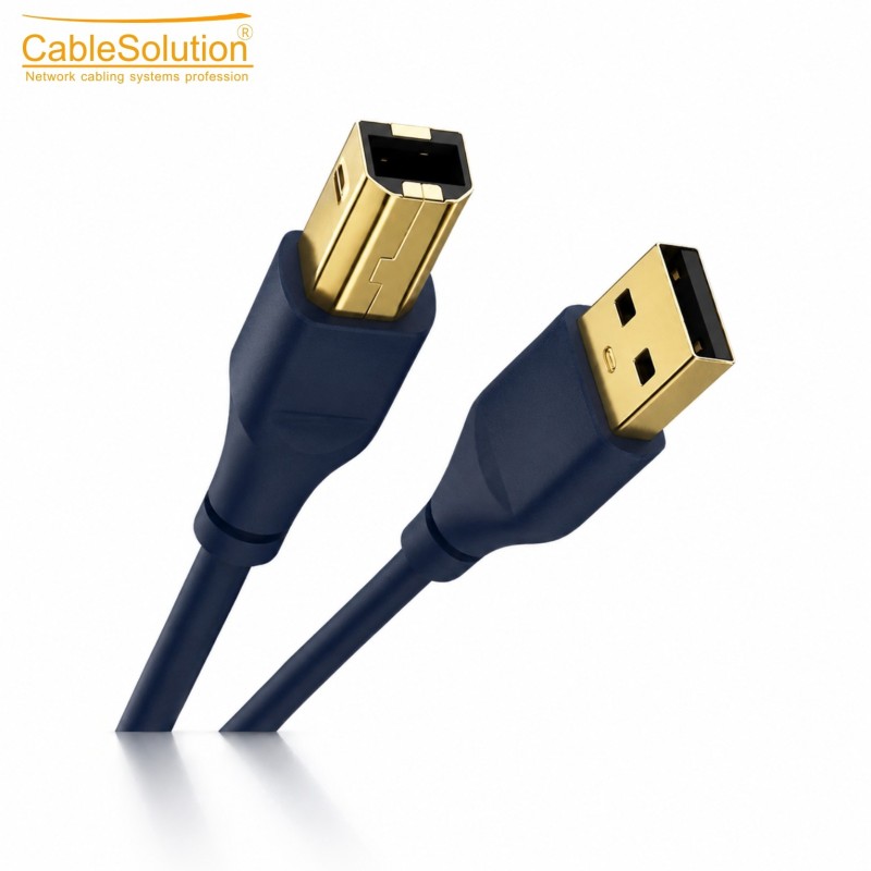 Câble USB 2.0 pour imprimante CableSolution CS-USB Pr5 – vue 4