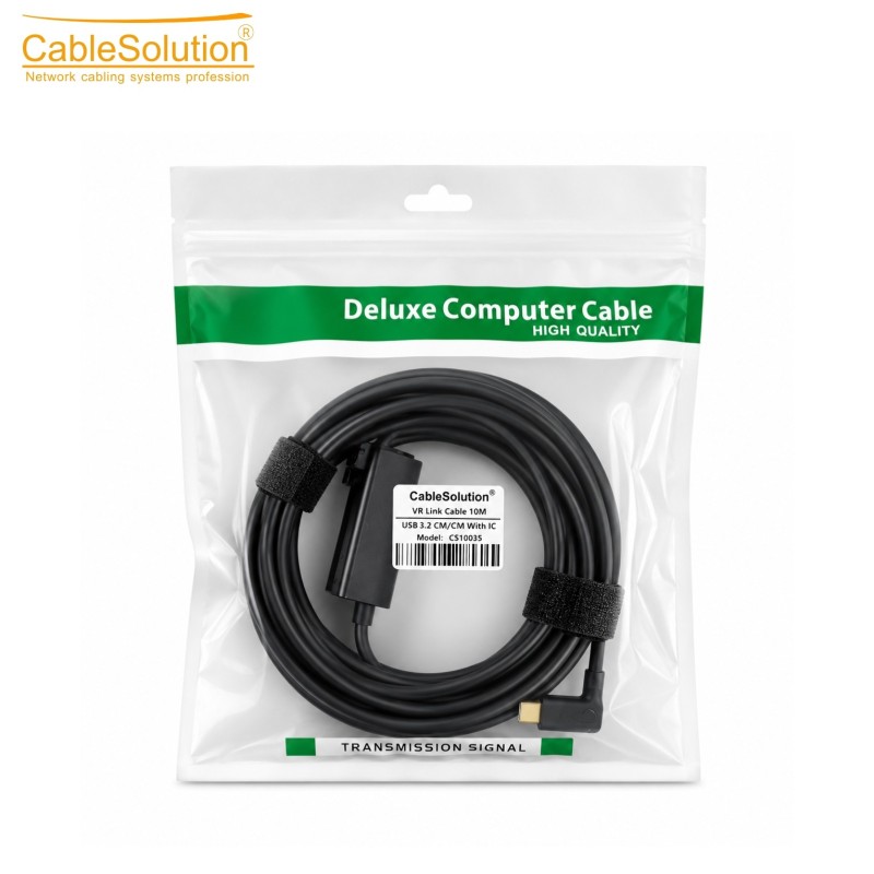 Câble VR Link USB-C vers USB-C 10M CableSolution CS10035 – vue 4