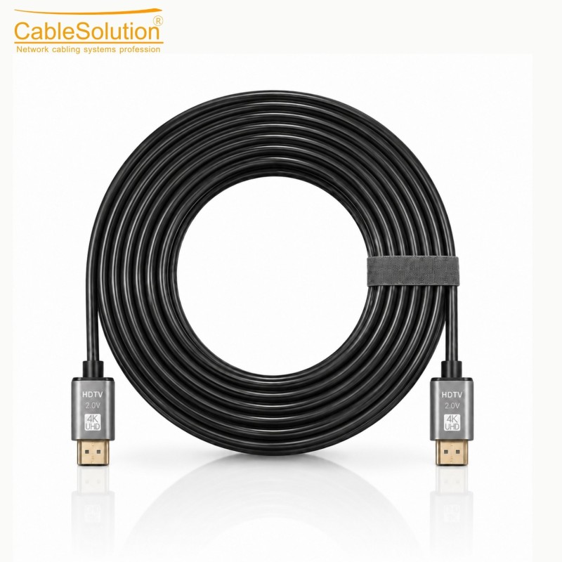 CableSolution Câble HDMI 2.0 Premium High Speed 4K Ultra HD 10 m