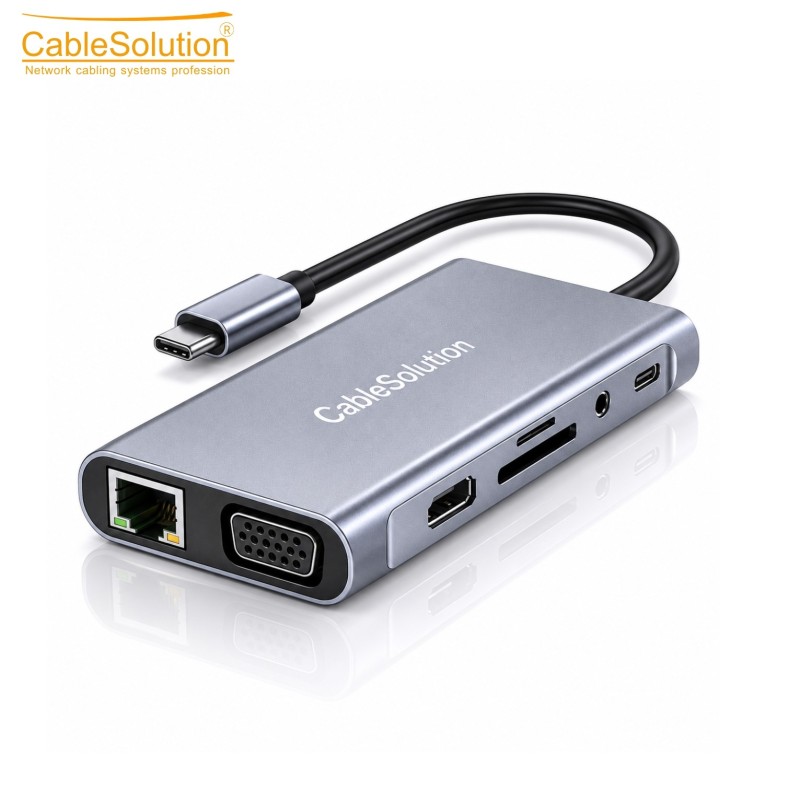 Type-C HUB 11 en 1 CableSolution CS10024 – vue 4